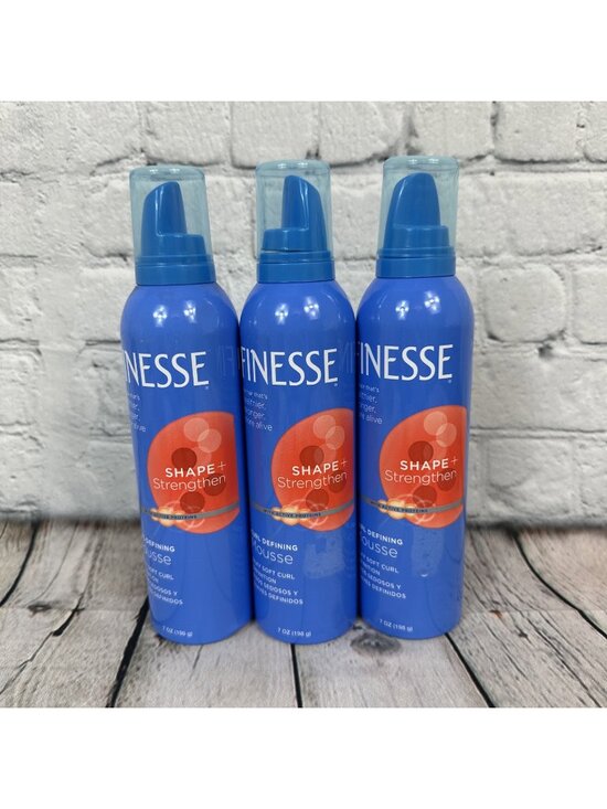 Finesse Other - Finesse Shape + Stengthen Curl Defining Mousse 7 oz Curly Hair LOT OF 3